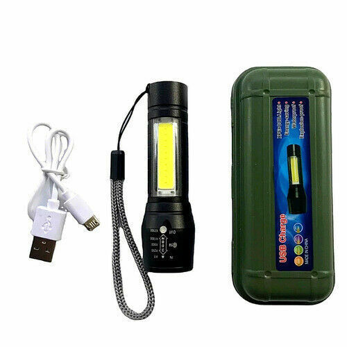 2 X Linterna LED Recargable Tactica Militar de Alta Potencia Lampara Incluye BOX Jekyll U Does Not Apply - фотография #12