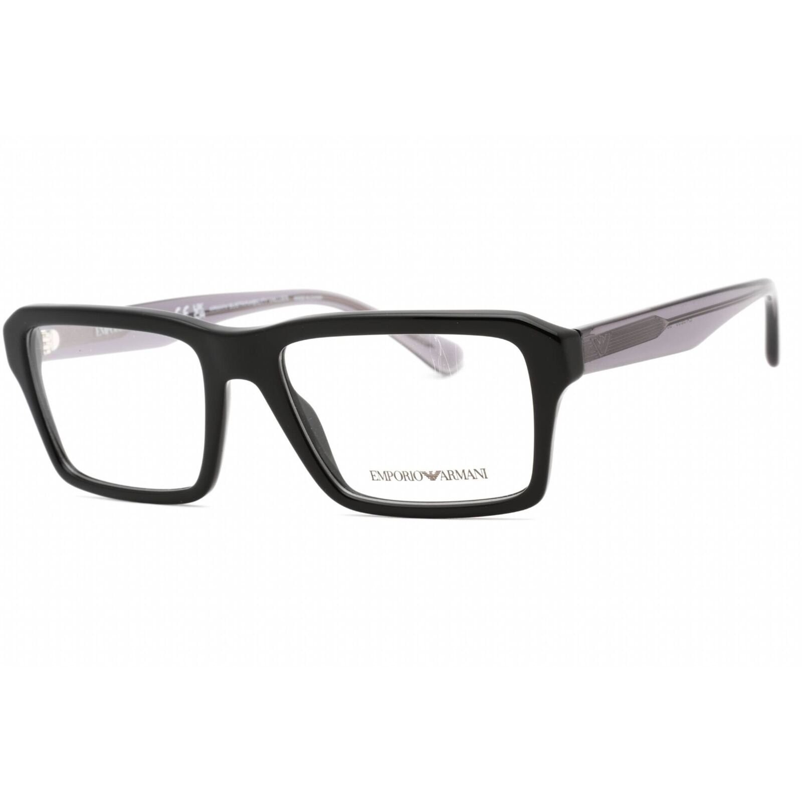 Emporio Armani Men's Eyeglasses Shiny Black Plastic Full Rim Frame 0EA3206 5017 Emporio Armani 0EA3206 5017