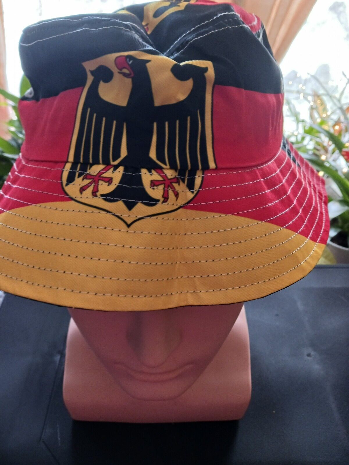 Cool!Germany,German,Flag Color,Black Red Gold,Buckel,Hat.Sun,Fisherman,Women,Men Без бренда