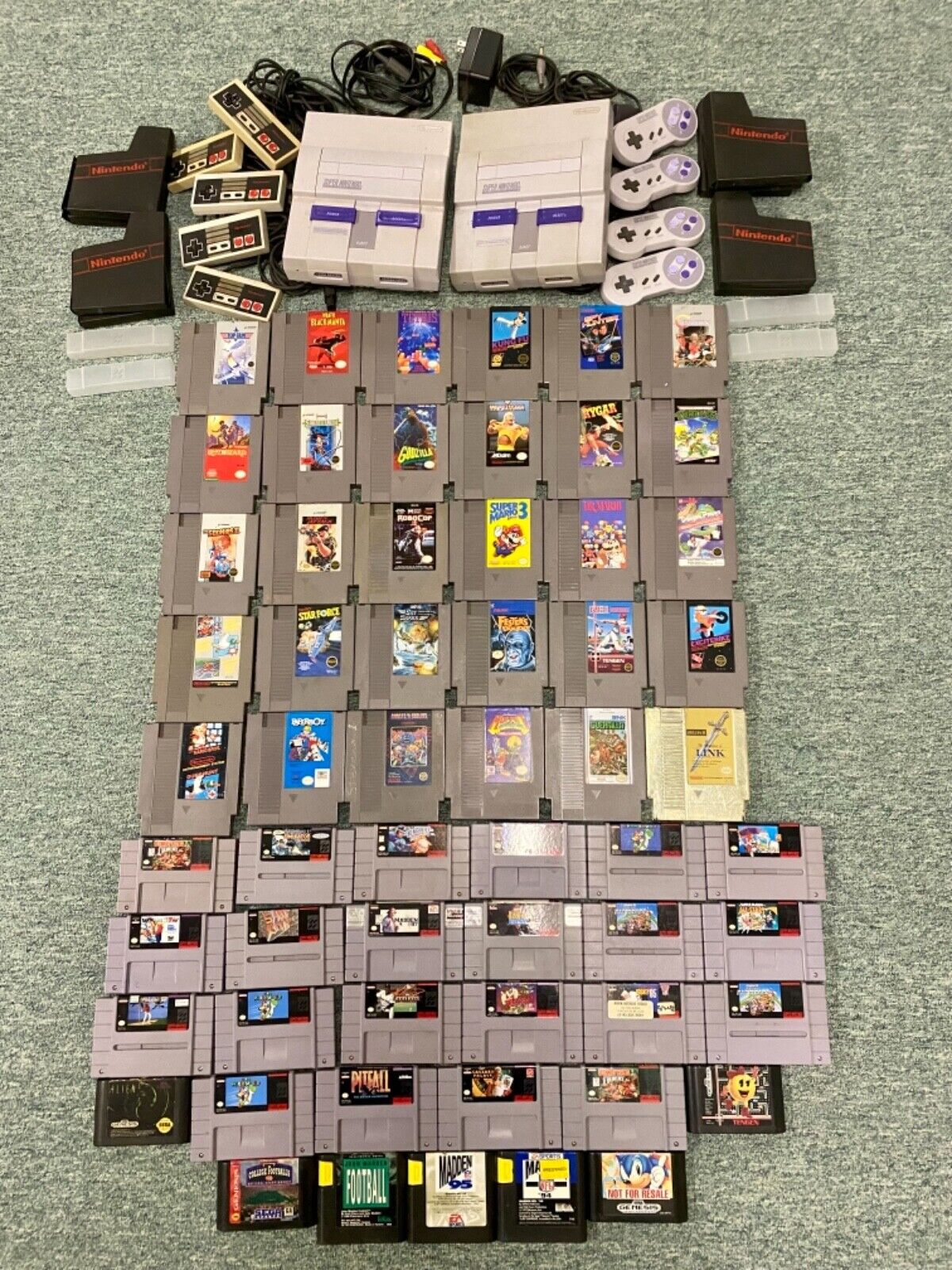 (59) NES, SNES, SEGA - Nintendo Games & Consoles, Controllers, Covers  Nintendo Nintendo SNES