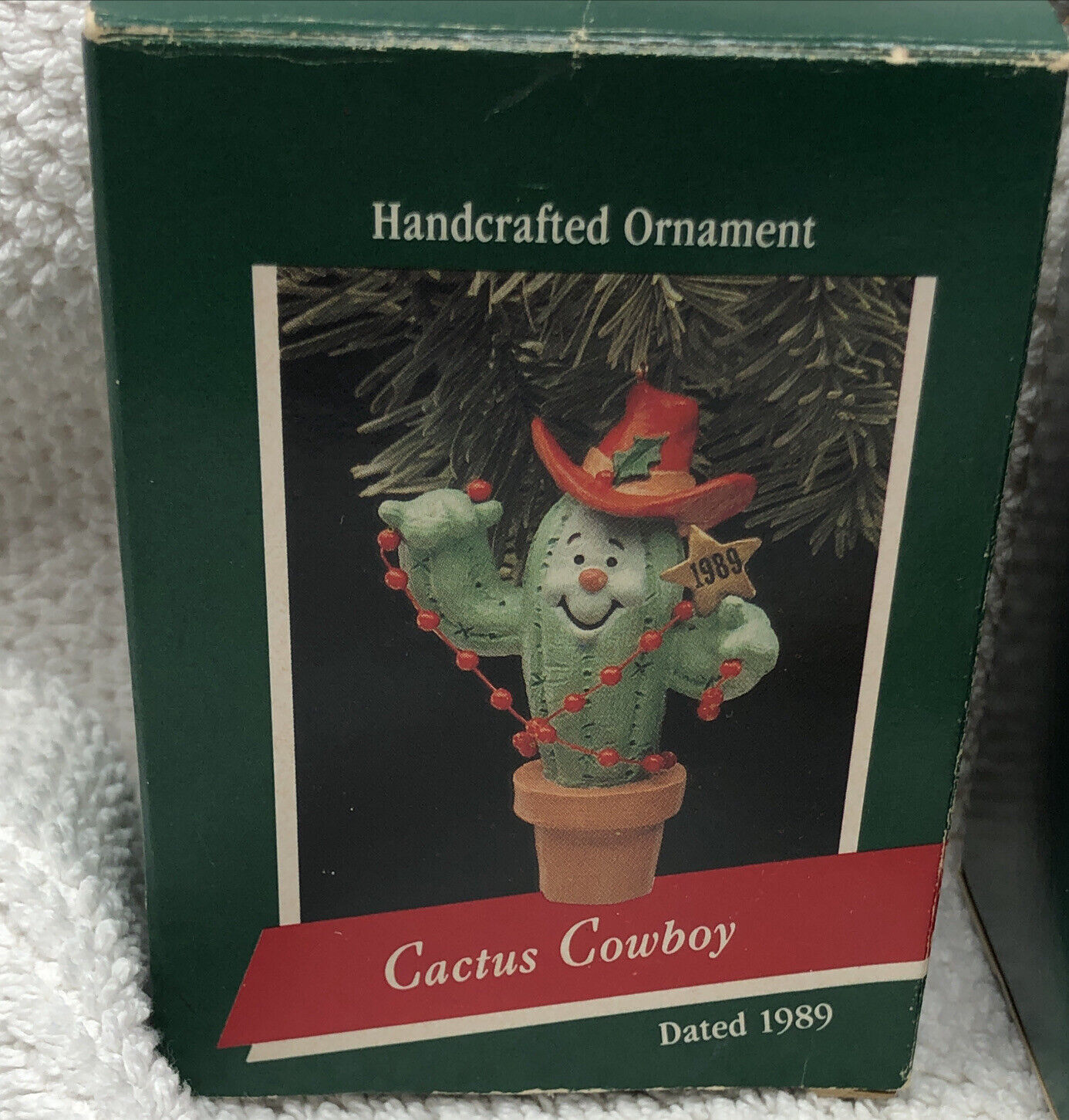 6 Western Themed Ornaments Hallmark Keepsake & Others Dated from 89-00, Cowboy  Hallmark - фотография #3