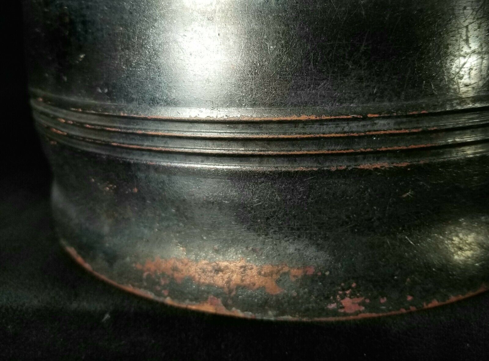 Antique Rochester Chromed Copper Tea Kettle W Lid & Wood Handle GOOD Functional Без бренда - фотография #7