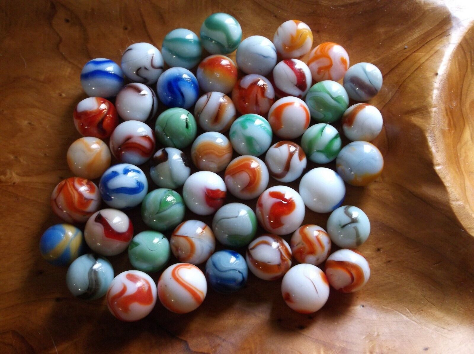 50+ COLLECTABLE ALLEY AGATE///RAVENSWOOD AN HEATON SWIRL MARBLES MIXED GROUP