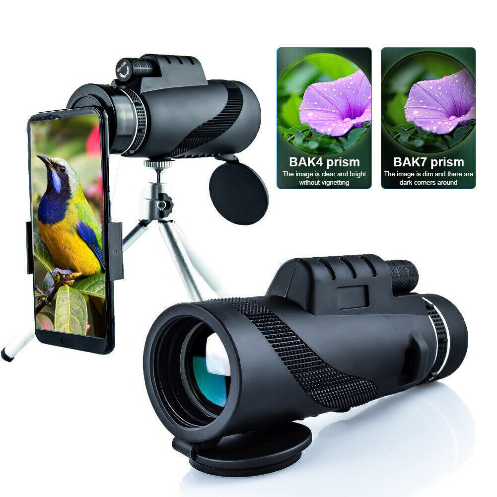2PCS Day/Night Vision 80x100 Zoom HD Monocular Outdoor Monocular Telescope USA Unbranded - фотография #3