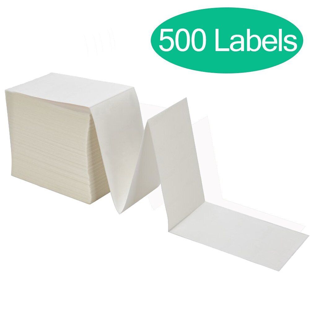 Fanfold 4″ x 6″ Direct Thermal Shipping Labels 500 / Stack Perforated Zebra 2844 Unbranded/Generic Does not apply