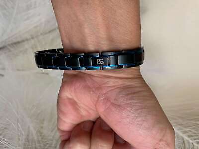 Blue Magnetic Bracelet Men Women Restore Balance Energy Power Joy Christmas Gift Unbranded - фотография #6