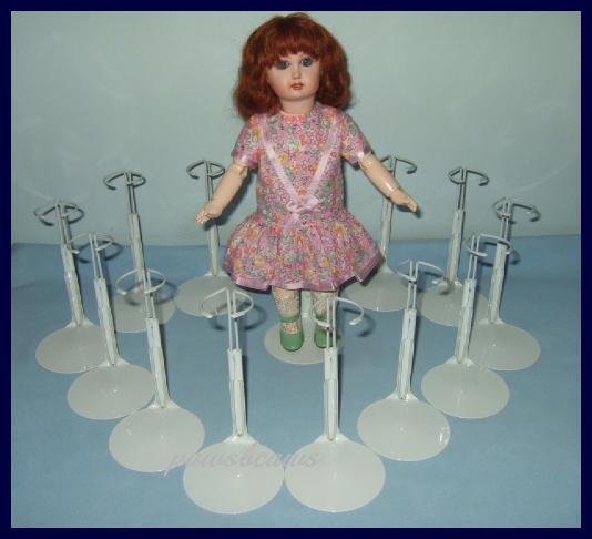 One Dozen 12 Kaiser Doll Stands for LITTLEST ANGEL Tiny Terri Lee BLEUETTE Kaiser 2101