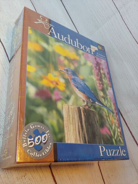 Audubon Eastern Bluebird Puzzle 500 pc NEW sealed Buffalo Games Buffalo Games - фотография #3