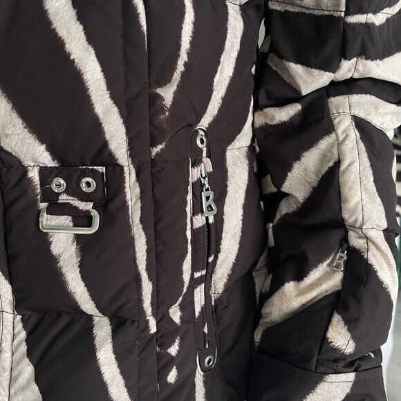 Bogner Ski jacket zebra print excellent condition US 8 Bogner - фотография #5