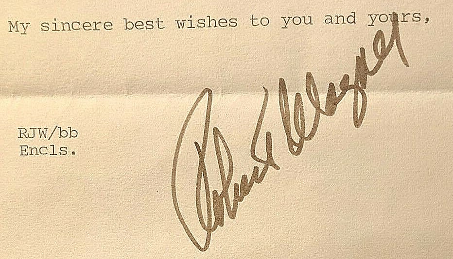 NATALIE WOOD & ROBERT WAGNER SIGNED PAIR OF ORIG. LETTERS ON THEIR LETTERHEADS!! Без бренда - фотография #5