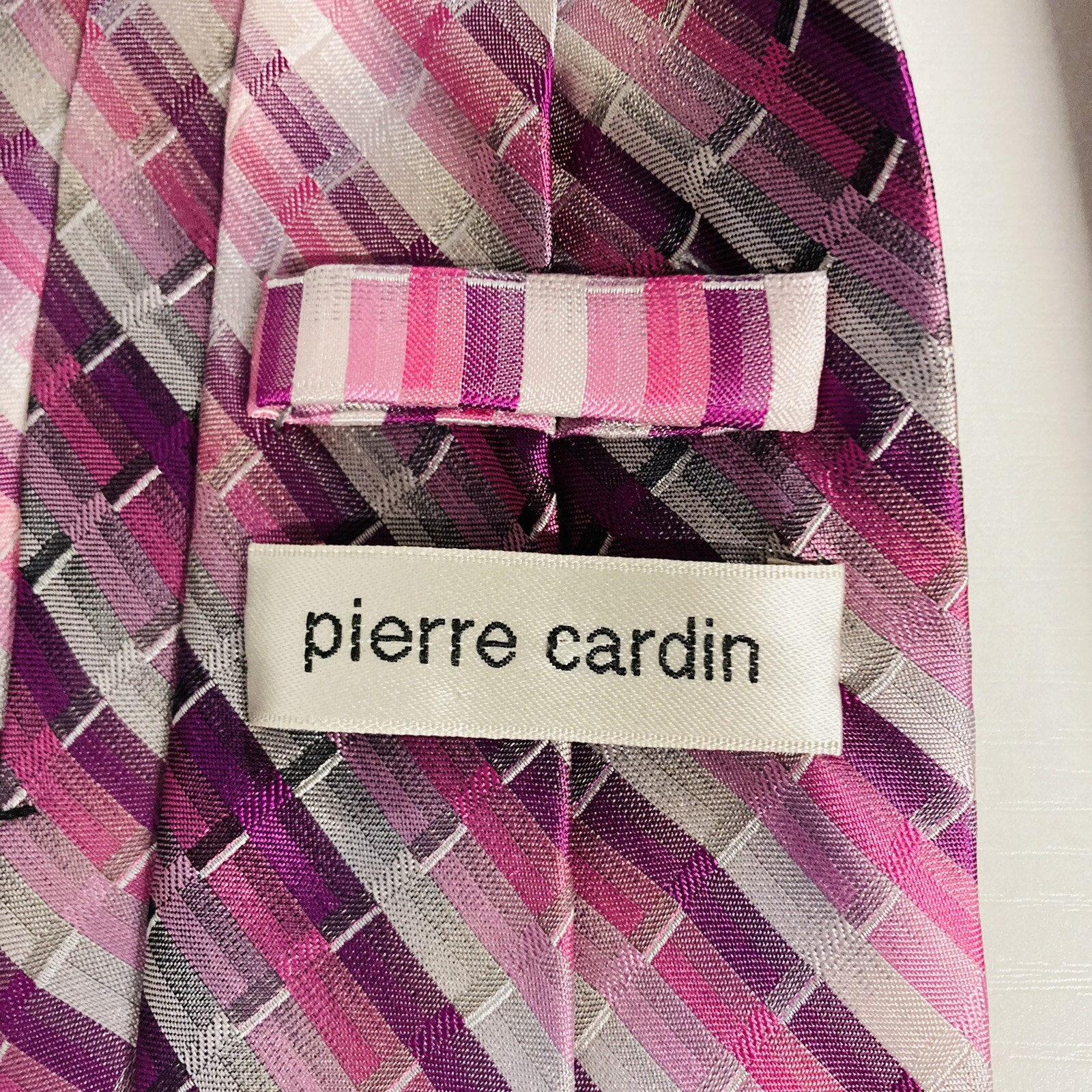 Lot of 3 100% Silk Men's Neck Ties Paisley Plaid Purples Chereskin Kenneth Cole  Chereskin,Kenneth Cole,Pierre Cardin - фотография #6