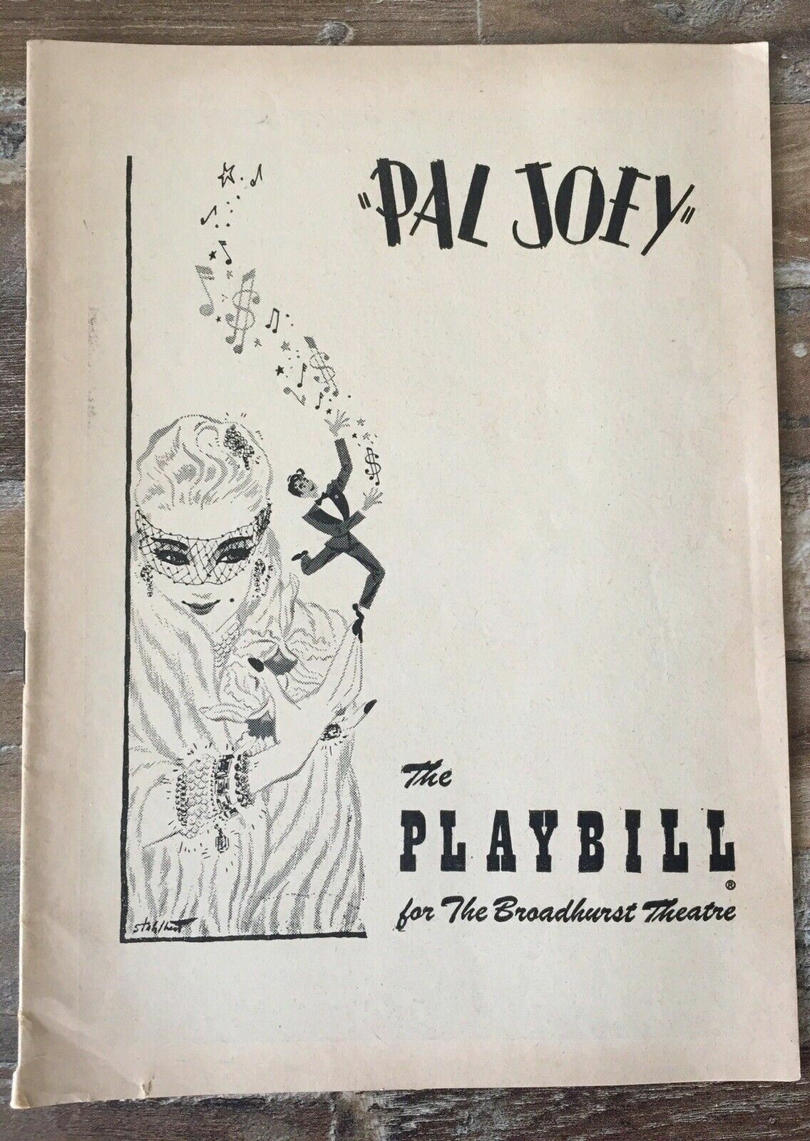 LOT OF SIX VINTAGE EARLY 1950'S PLAYBILL - VERY GOOD CONDITION - MANY RARE Без бренда - фотография #6