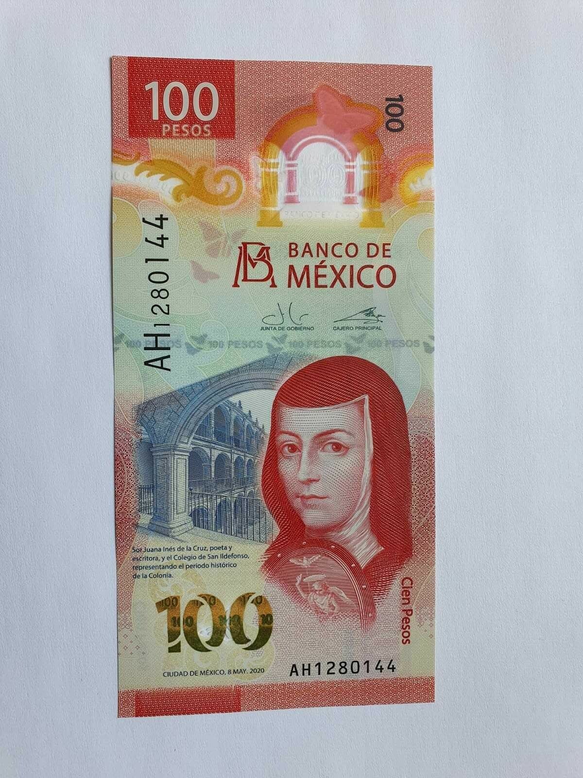 BANKNOTES MEXICO SET W/3 PIECES 20, 50, 100 PESOS (MADE OF POLYMER) 2021 EDITION Без бренда - фотография #7