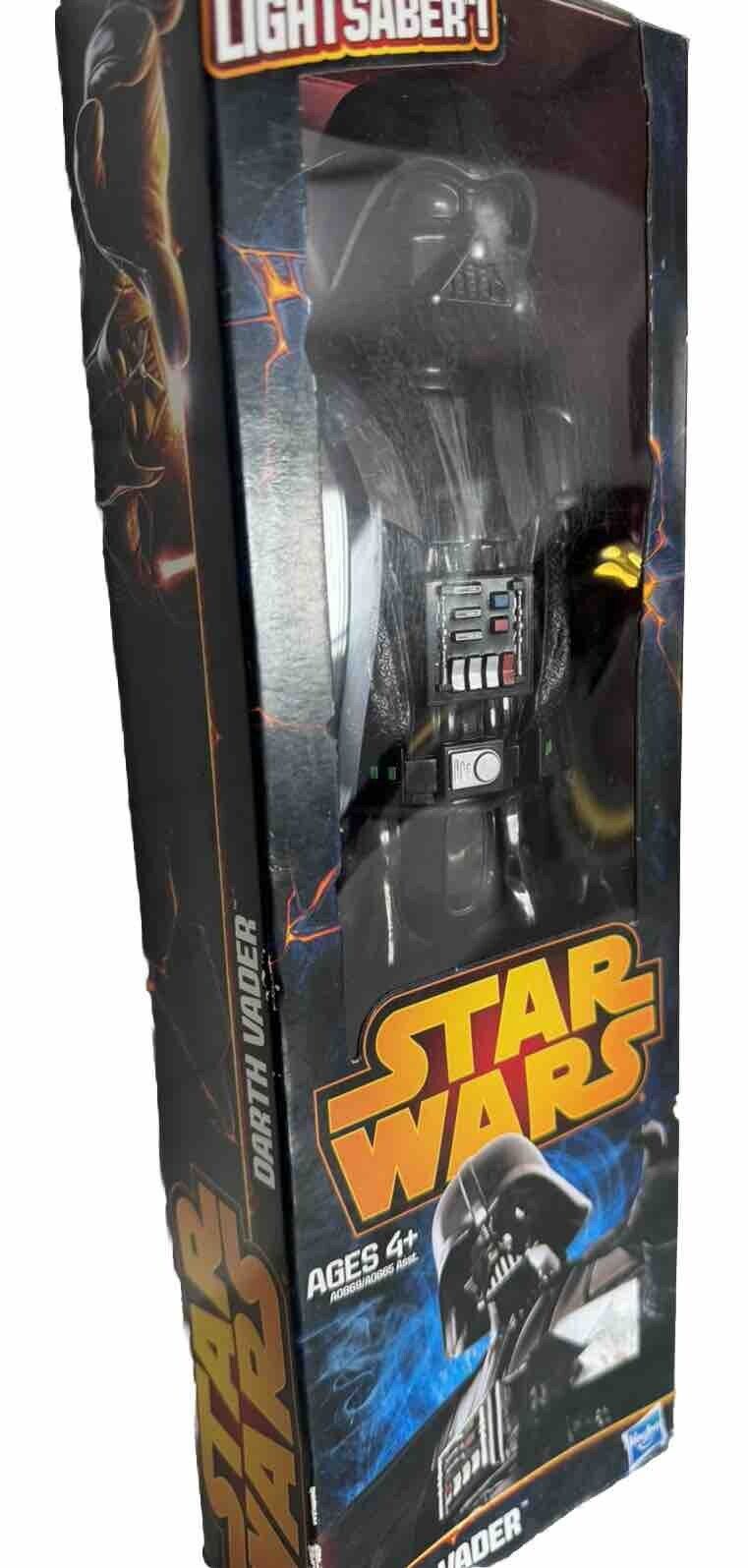 New In Box Darth Vader Star Wars 12 Inch Figure w/ Light Saber - Plastic NIB Без бренда - фотография #2