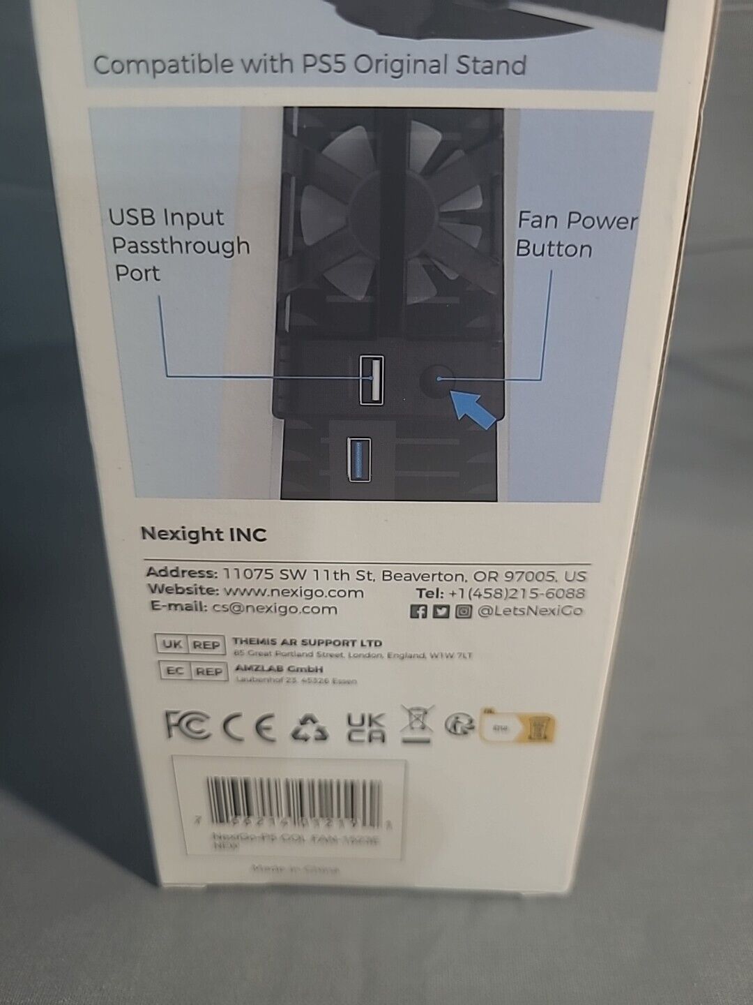 NexiGo PS5 Accessories Cooling Fan [Auto On/Off] with LED Light, for Both Dis... NexiGo NexiGo PS5 - фотография #6