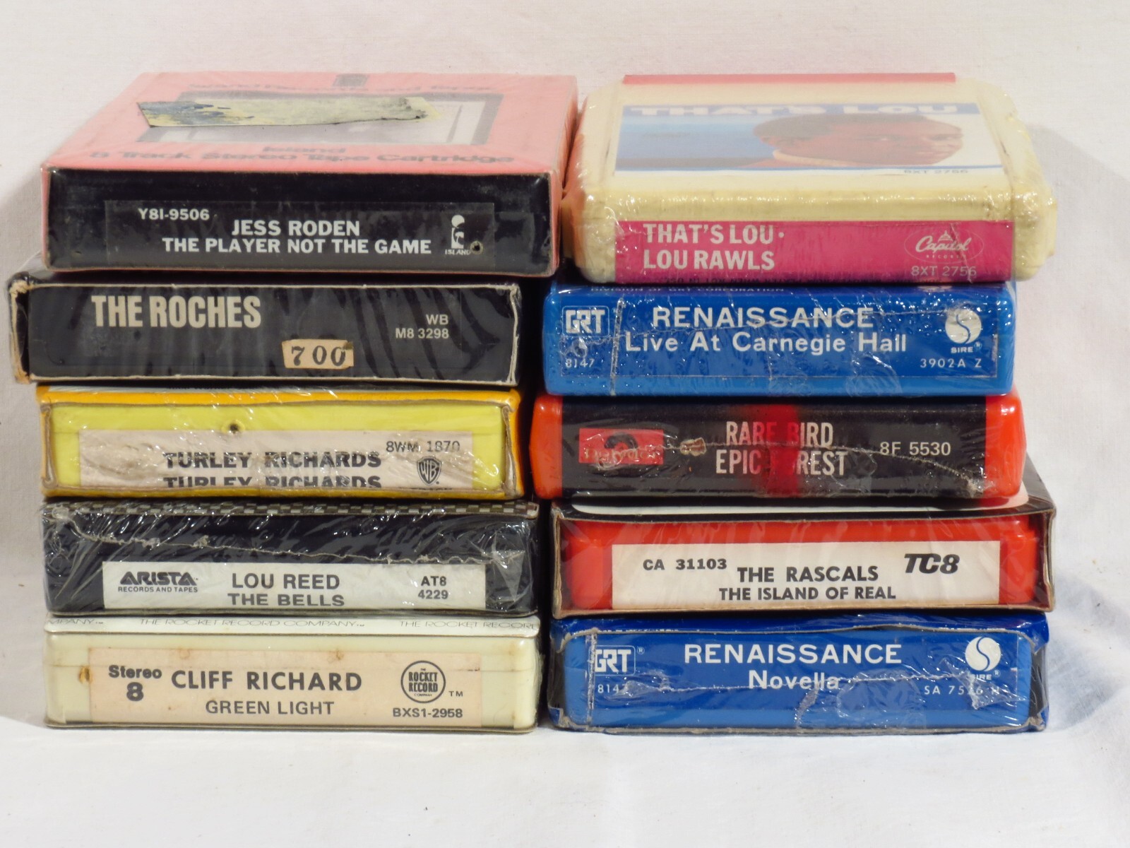 LOT of 20 US 8-Track tapes STILL SEALED - Rock, Soul, Folk, Jazz Без бренда - фотография #4