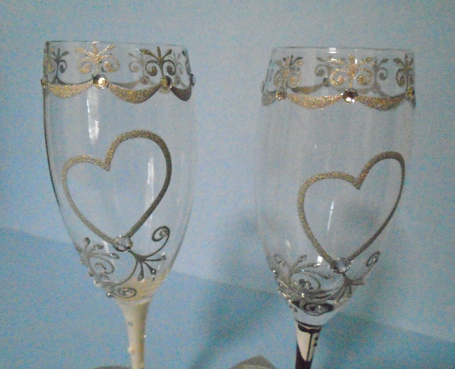 Lolita Cheers To The Bride and Groom Wedding Toasting Champagne Flute Set BNIB Lolita 6007478 - фотография #5