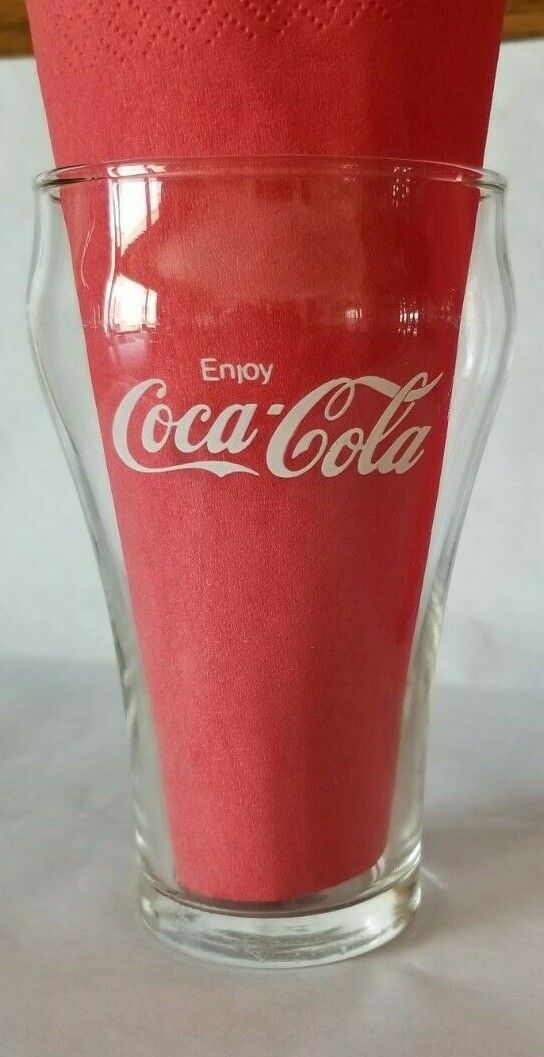 3 Vintage Enjoy Coca Cola Coke Glasses  Coca-Cola - фотография #3