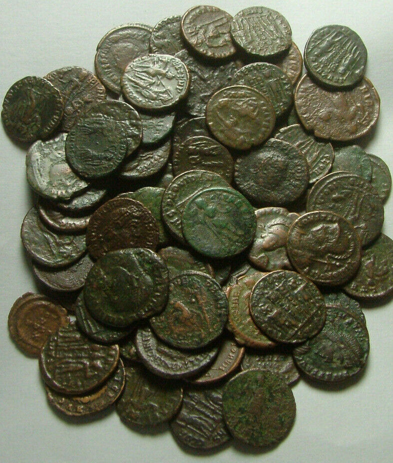 Lot genuine Ancient Roman coins Constantine/Valens/Constantius/Licinius/Constans Без бренда - фотография #3