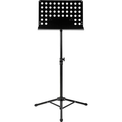 Musician's Gear Tripod Orchestral Music Stand Perforated Black - 2 Pack Musician's Gear MST40-2PACK - фотография #3