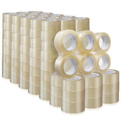 144 Rolls Clear Carton Sealing Packing Tape Shipping - 1.8 mil 2" x 110 Yards Sure-Max Does Not Apply - фотография #2