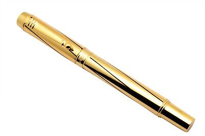 Set Of 5 - Dikawen 8037 Gold Designer Fountain Pen Medium Nib With Converter New Dikawen - фотография #3