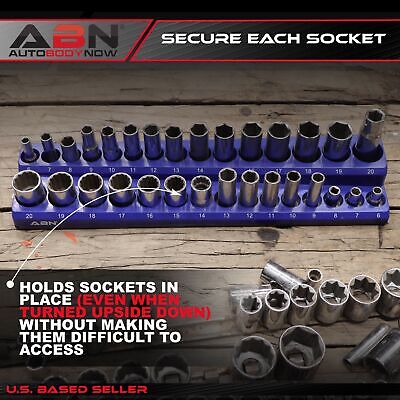 ABN | Magnetic Socket Organizer Tray – Socket Holder Magnetic Tool Organizer ABN - фотография #3