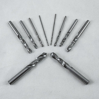 KLOT 10pcs Solid Carbide Drill Bit 2.1mm 0. 0827" 2-Flute Straight Shank K10 KLOT Does not apply - фотография #2