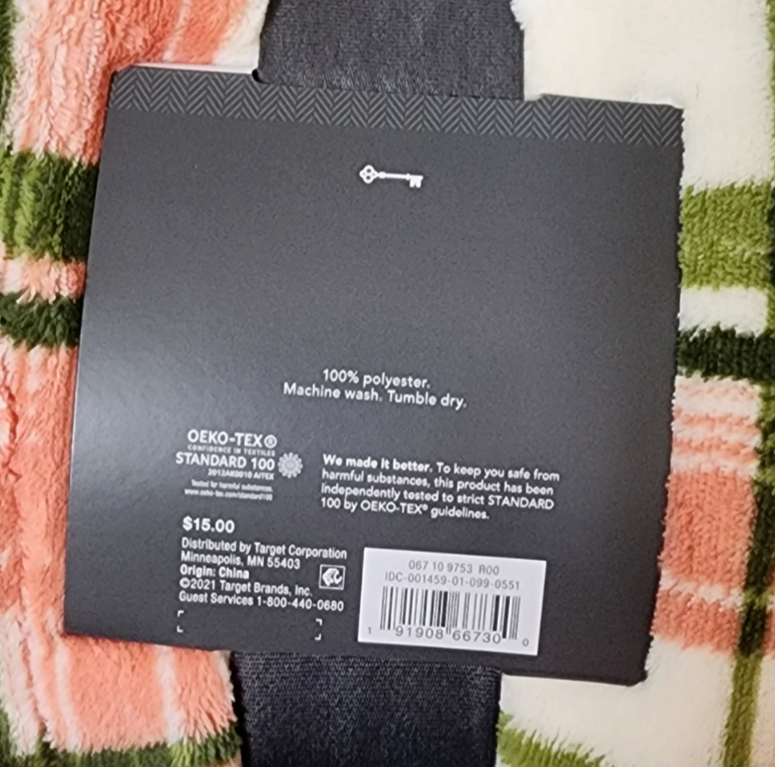 Plaid Plush Accent Blanket Throw Soft Reversible Sherpa 2 Pk - Threshold Threshold - фотография #6