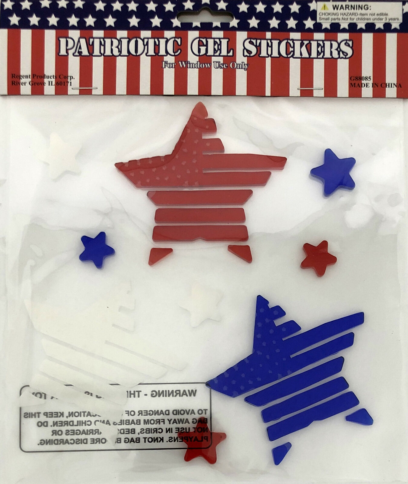 40+ Patriotic Flag Memorial Day Window Gel Sticker Cling Star Decor Decoration Unbranded na - фотография #4
