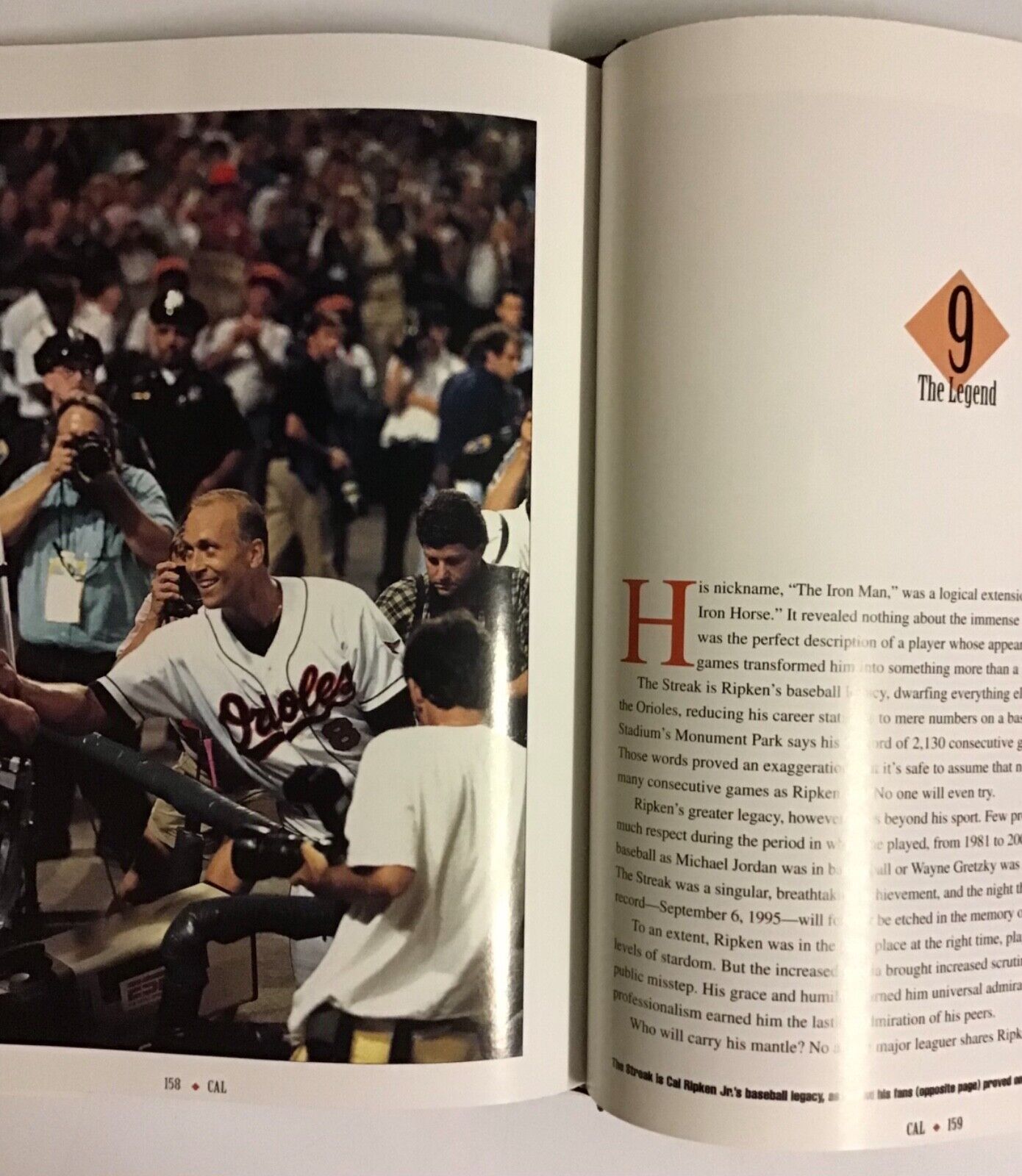 Cal Ripken, Jr-Celebrating The Career Of A Baseball Legend 2001 Hardcover  Без бренда - фотография #11