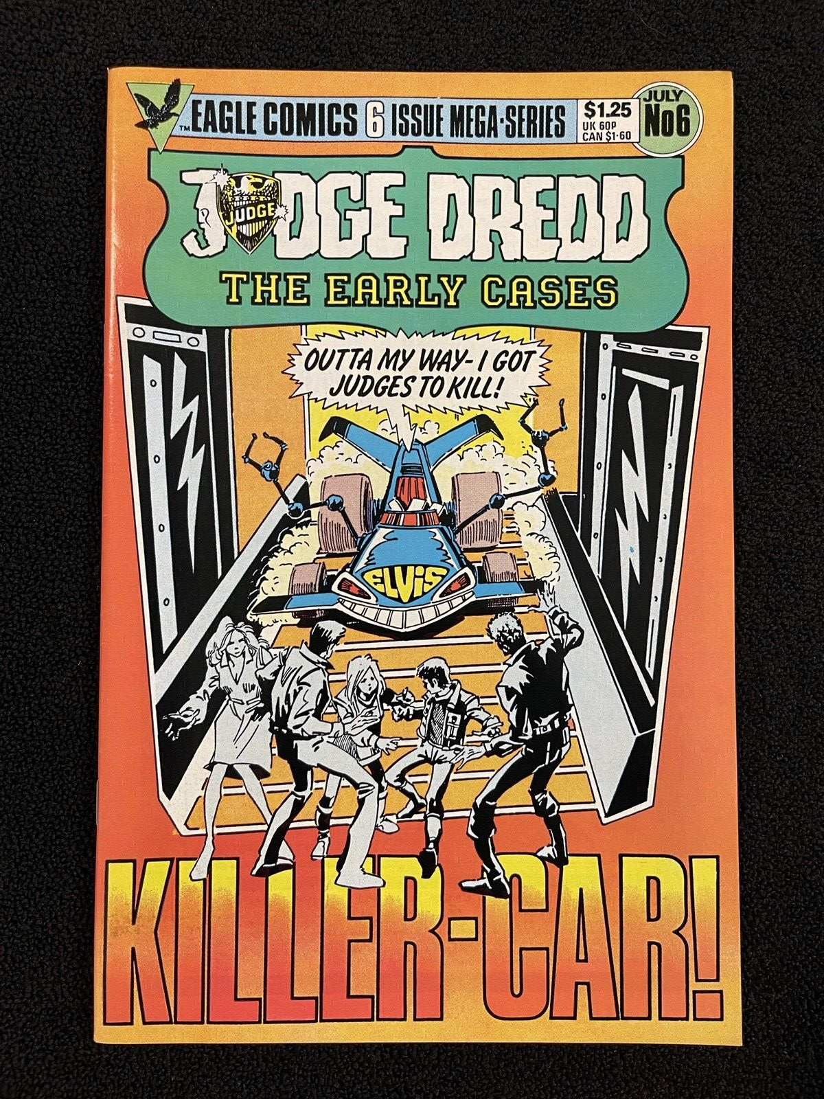 Judge Dredd: The Early Cases #1, 2, 4, 5, 6 (Eagle Comics, 1986) Lot of 5 Books! Без бренда - фотография #6