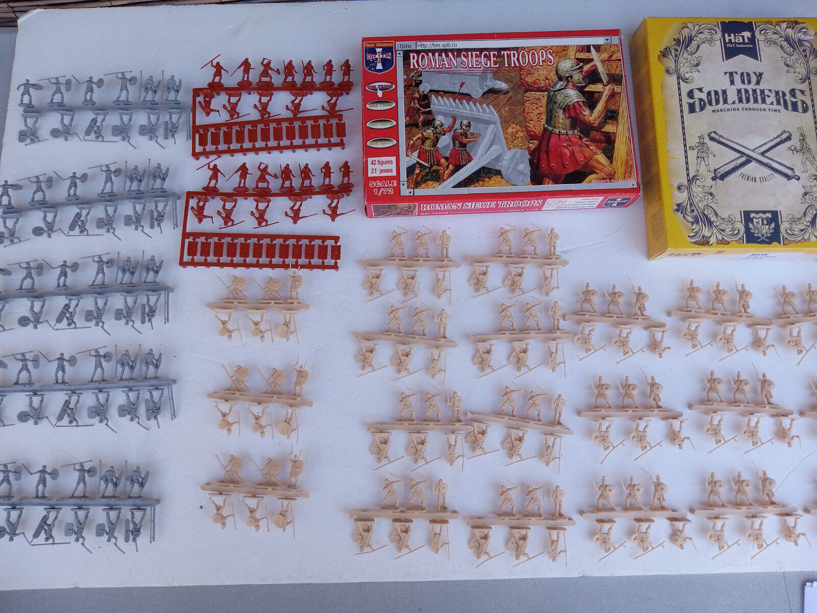 Rome vs Barbarian HUGE LOT Ancient War Catapult Siege Italy Europe 1/72 1” NEW HAT Orion Italeri