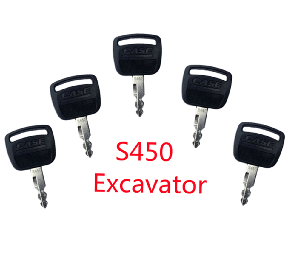 5pk Excavators Ignition Keys KHR20070 S450 for Case 90,CX series Excavator Unbranded KHR20070 - фотография #3