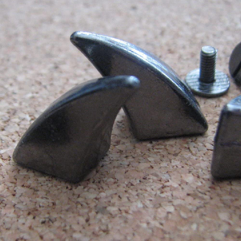 17MM 5Pcs Dragon Claw Spike & Studs - Black Gunmetal Screw-Back Does not apply - фотография #4