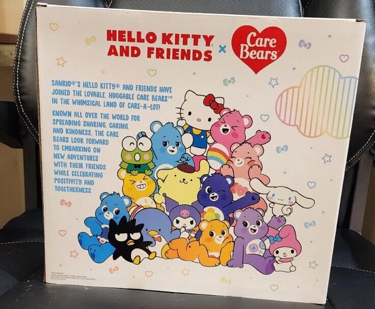 Hello Kitty and Friends x Care Bears Cheer Bear Sealed Box Set Plush Ready2 Ship Care Bears 23023FE - фотография #4