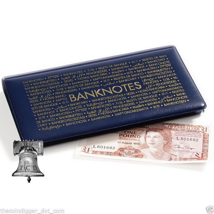 Lighthouse Banknote Pocket Album Wallet Case Currency Holder Paper Money Book Lighthouse
