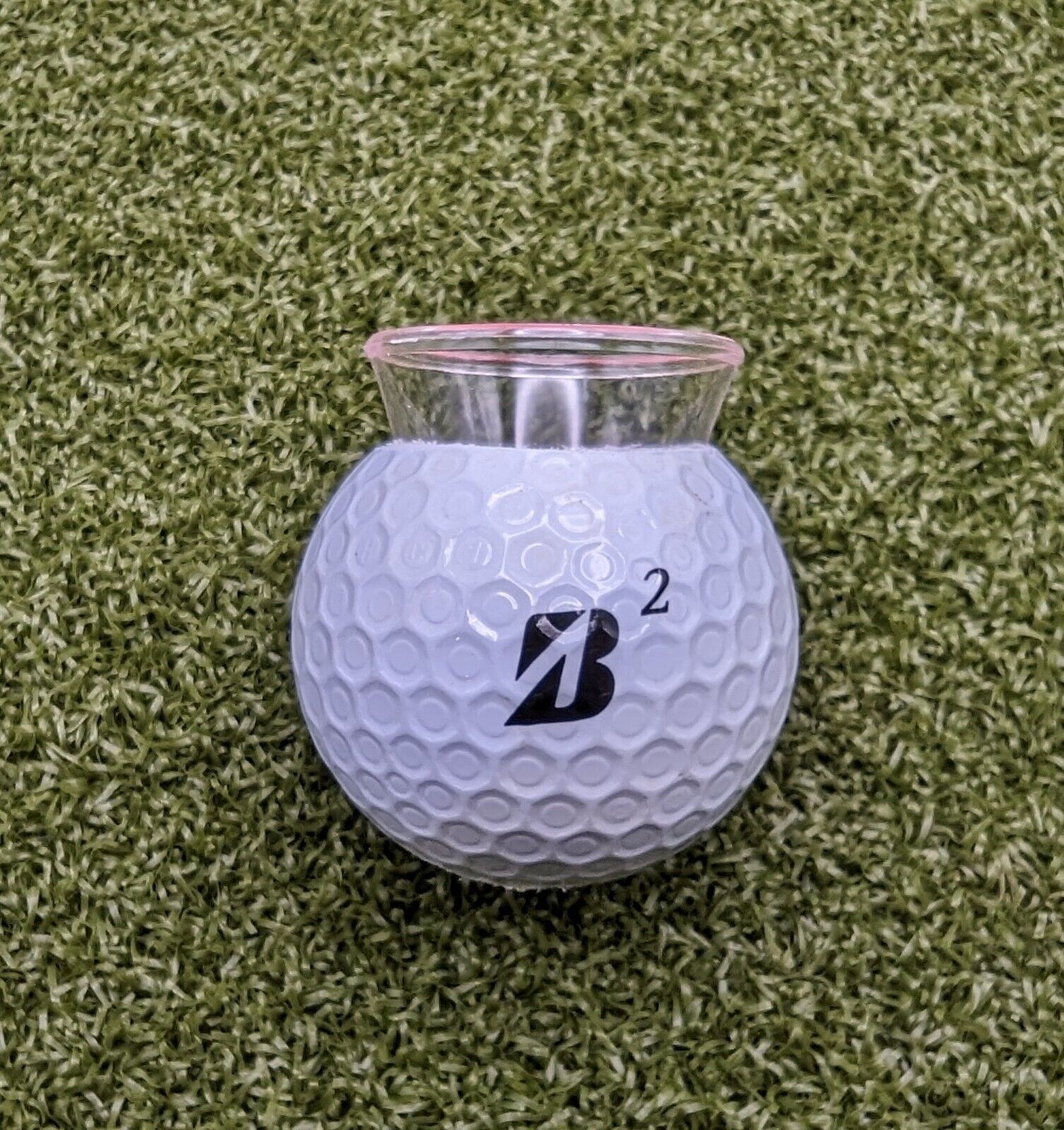 Bridgestone E12 Real Golf Ball .5oz Shot Glass Unbranded