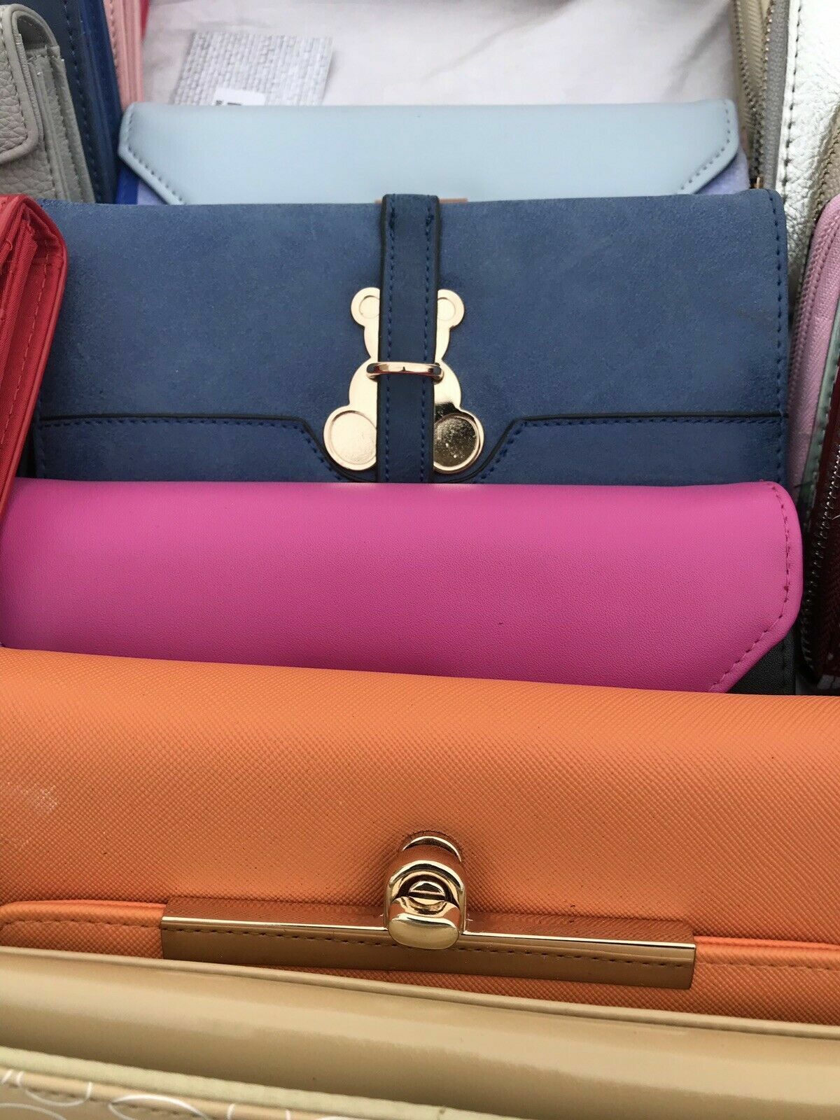 Wholesale Bulk Lot 20 x Ladies Womens Assorted Designs Purses Wallet Bag Clutch Unbranded - фотография #5