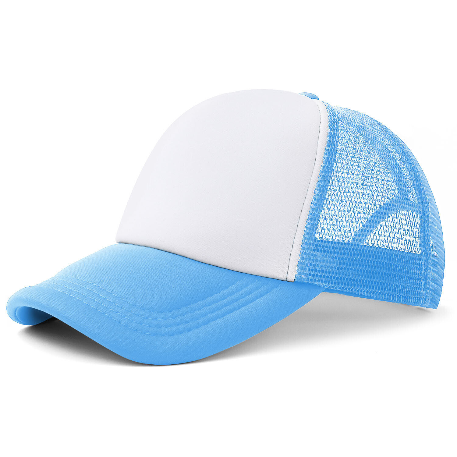 US Stock 10pcs Polyester Mesh Baseball Cap Hat Gray for Sublimation Printing QOMOLANGMA 0163002104806 - фотография #3
