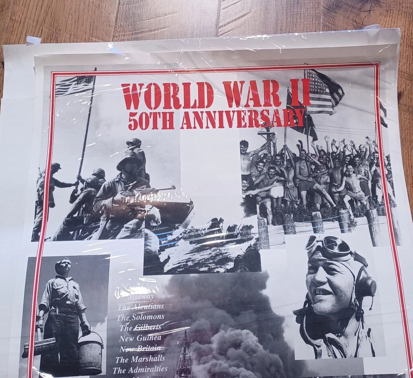 1995 50TH ANNIVERSARY OF WIRLD WAR 2 VICTORY IN THE PACIFIC POSTER Без бренда - фотография #2