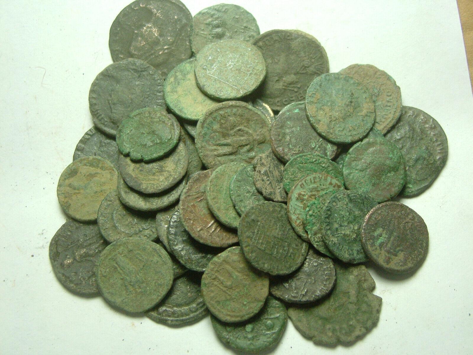 Lot genuine Ancient Roman coins Constantine/Valens/Constantius/Licinius/Claudius Без бренда - фотография #12