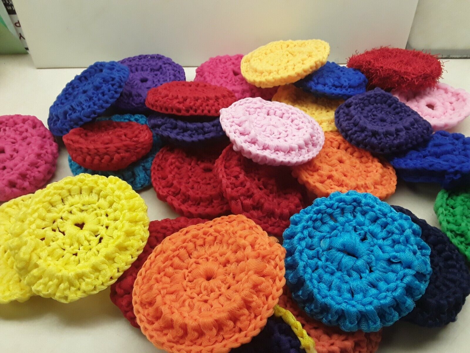 6- GRANDMA'S CROCHET TOLLE DOUBLE SIDED SCRUBBIES  Kitchen - фотография #2