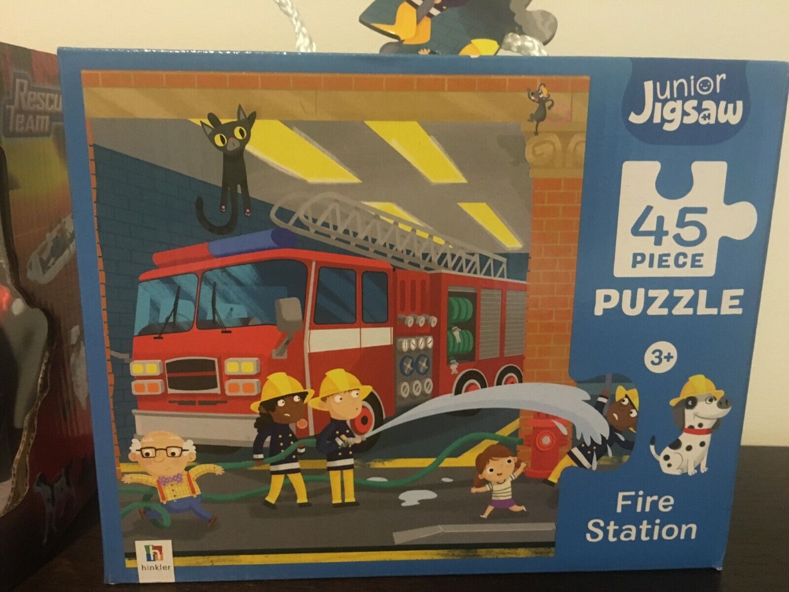 U GET BOTH TOYS RESCUE SQUAD TEAM & FIRE STATION JNR JIGSAW PUZZLE BOX 3+ KIDS HINKLER - фотография #3