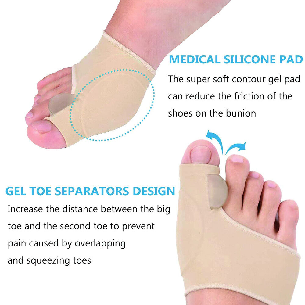 Big Toe Bunion Corrector Splint Straightener Foot Pain Relief Hallux Valgus Unbranded Does not apply - фотография #2