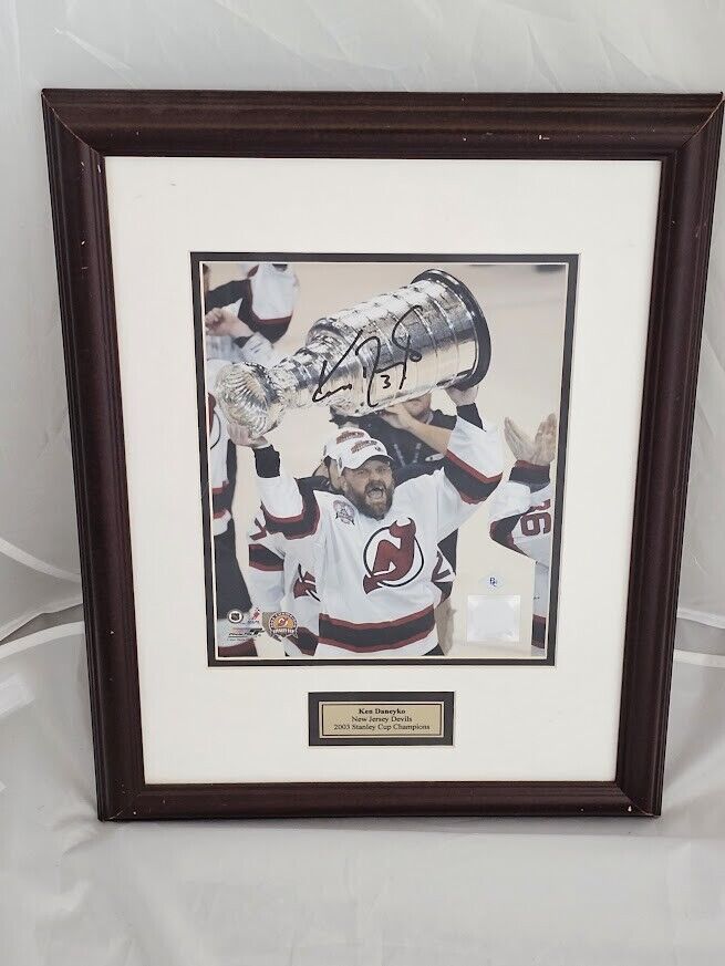 Ken Daneyko Signed autographed Picture Stanley Cup Mr Devil New Jersey Hockey Без бренда