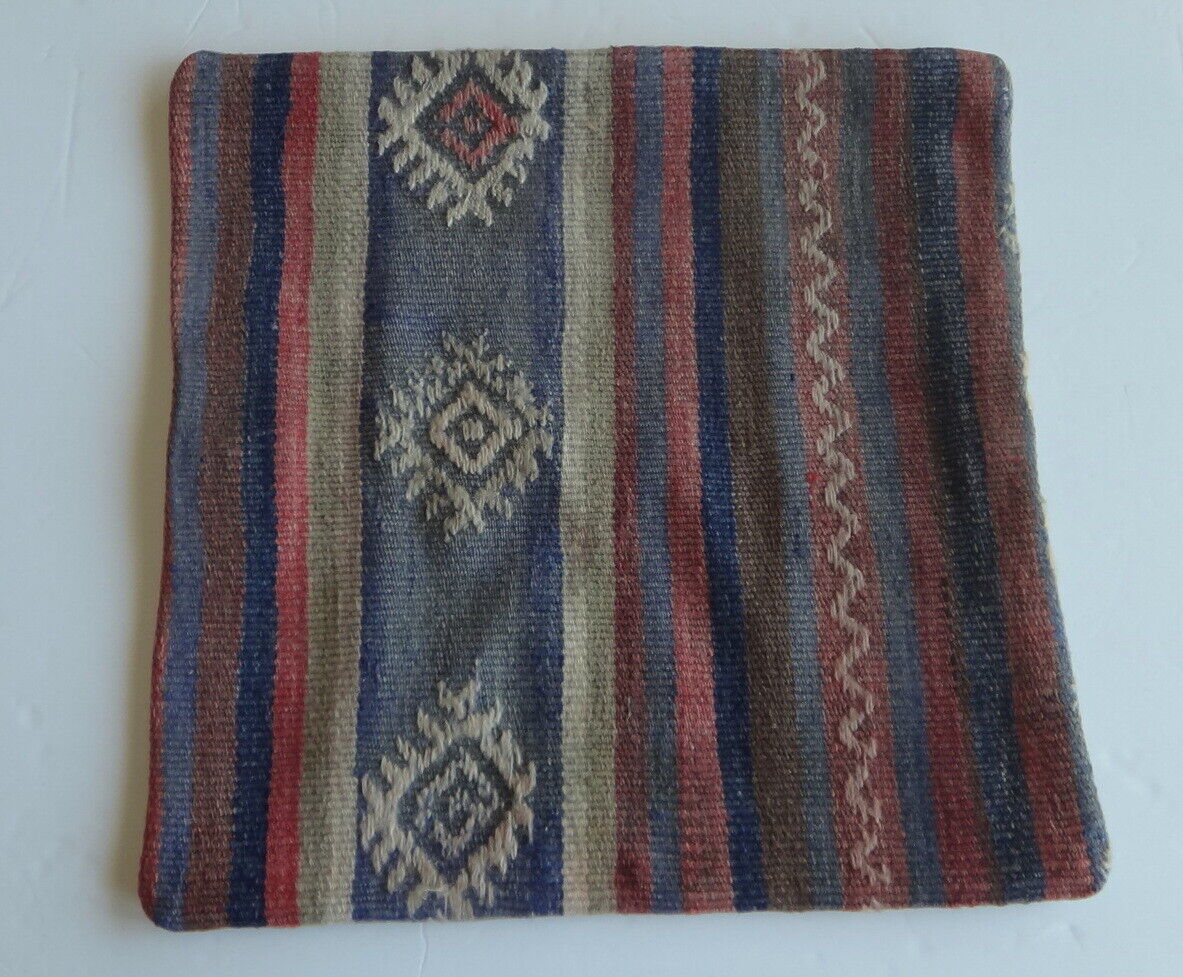 Vintage Turkish Kilim pillow cover (#131) Handmade