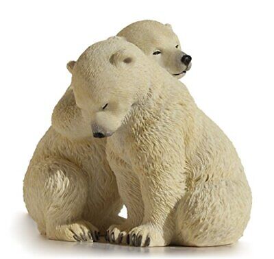 5.5 Inch Animal Figurine Two Polar Bear Cubs Collectible Display  Does not apply Does Not Apply - фотография #2