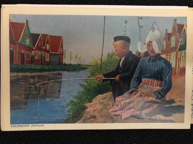 Vintage Holland Postcards (11) – Vokendam Marken Leeland Costumes etc Christmas Без бренда - фотография #3
