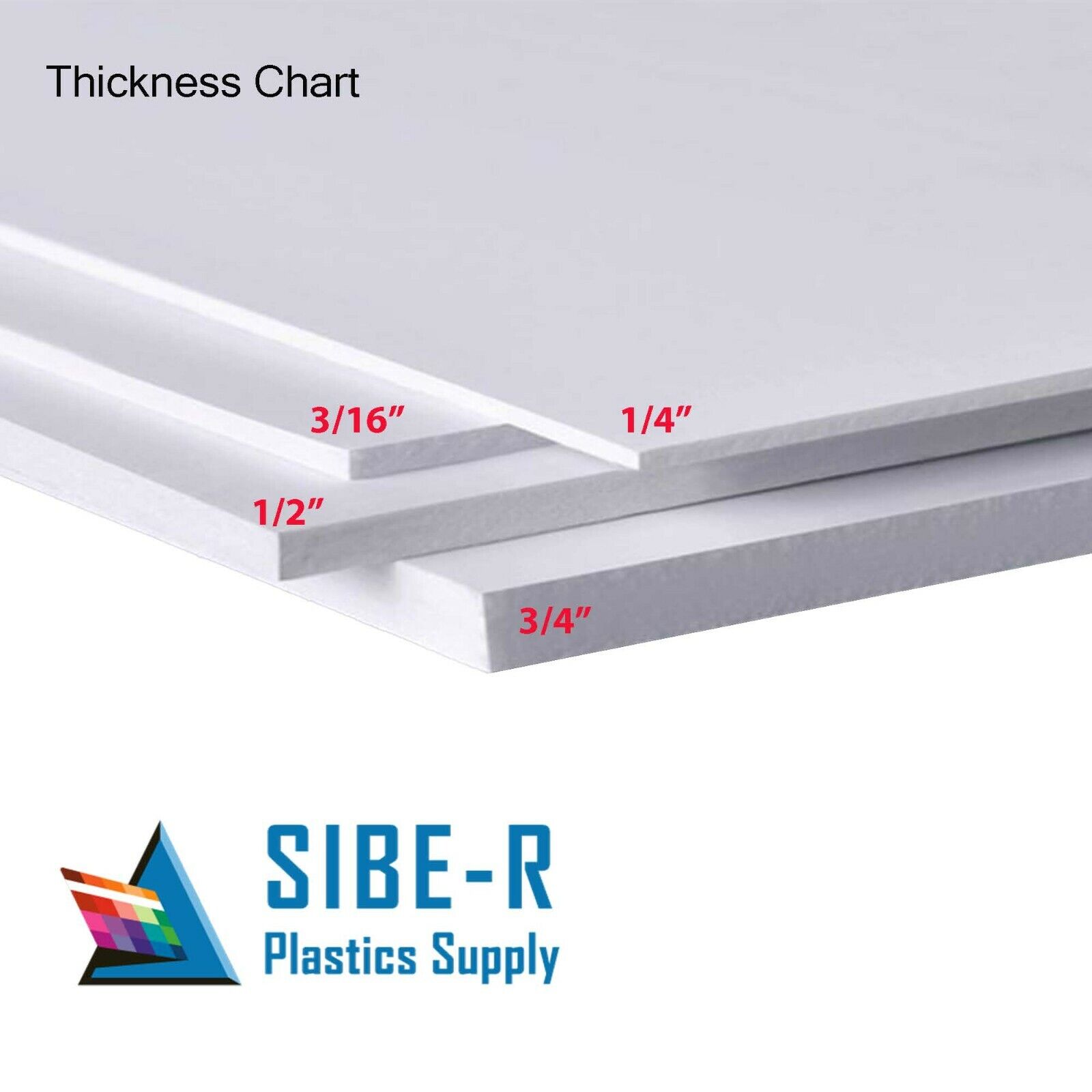 Sibe-R Plastic Supply℠ BLACK OR WHITE KING STARBOARD 1/2" POLYMER HDPE SEA^ SIBE AUTOMATION - фотография #6